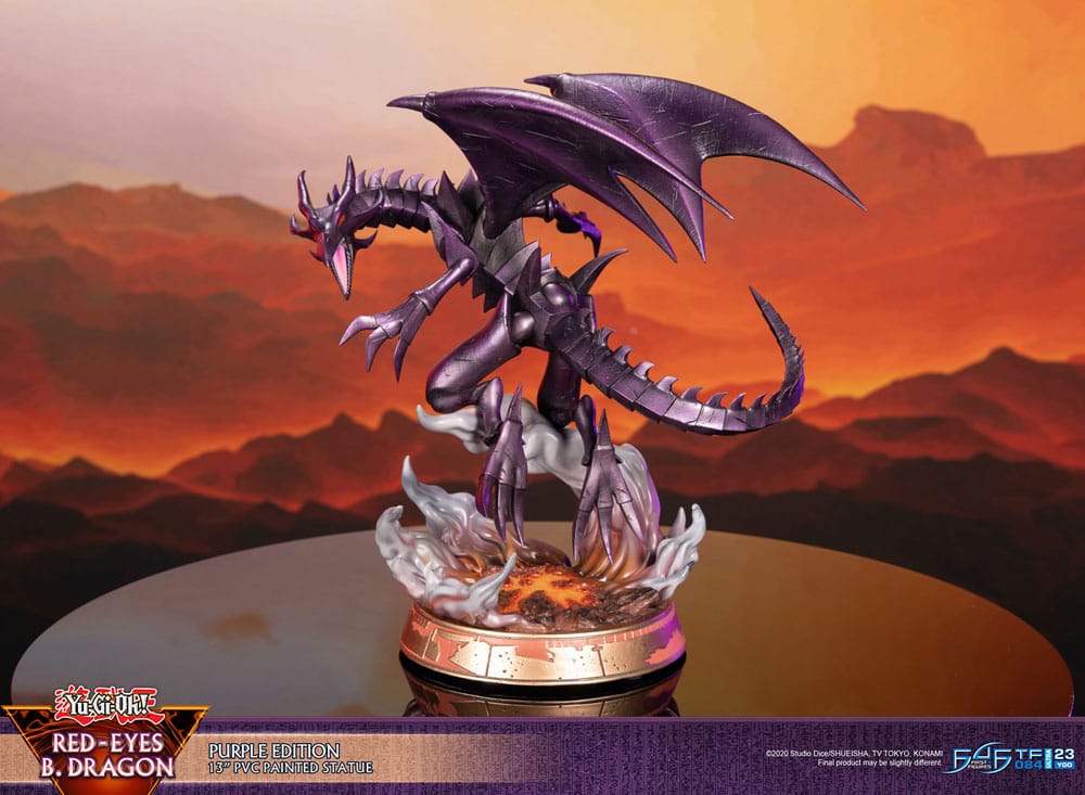 YU-GI-OH! RED-EYES B.DRAGON PURPLE EDITION