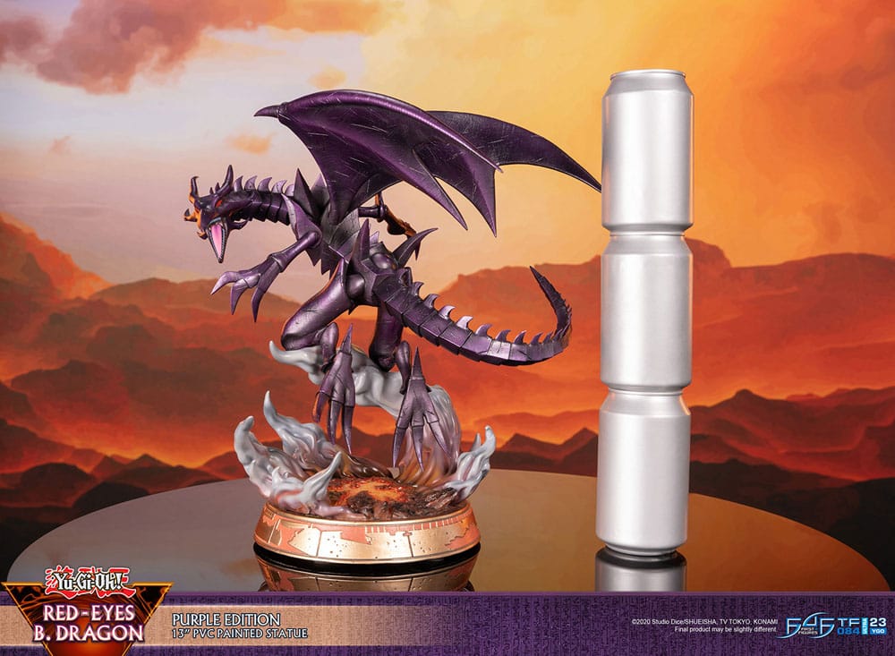 YU-GI-OH! RED-EYES B.DRAGON PURPLE EDITION