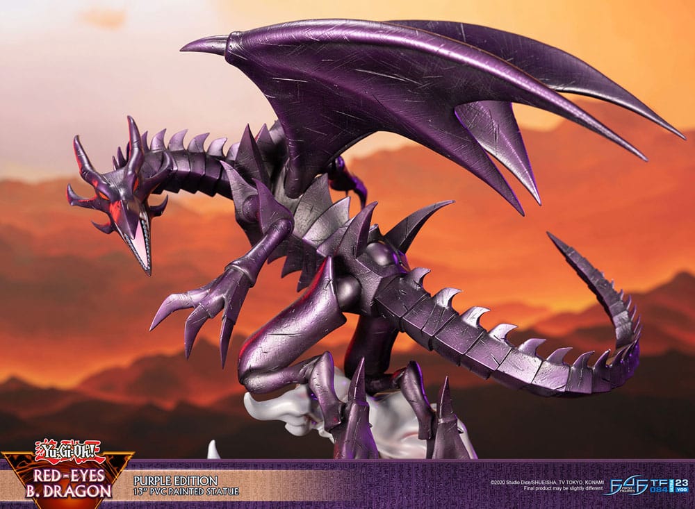 YU-GI-OH! RED-EYES B.DRAGON PURPLE EDITION