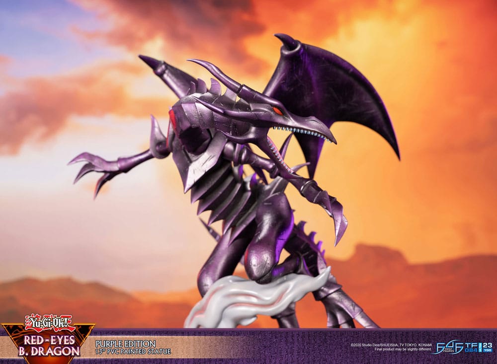 YU-GI-OH! RED-EYES B.DRAGON PURPLE EDITION