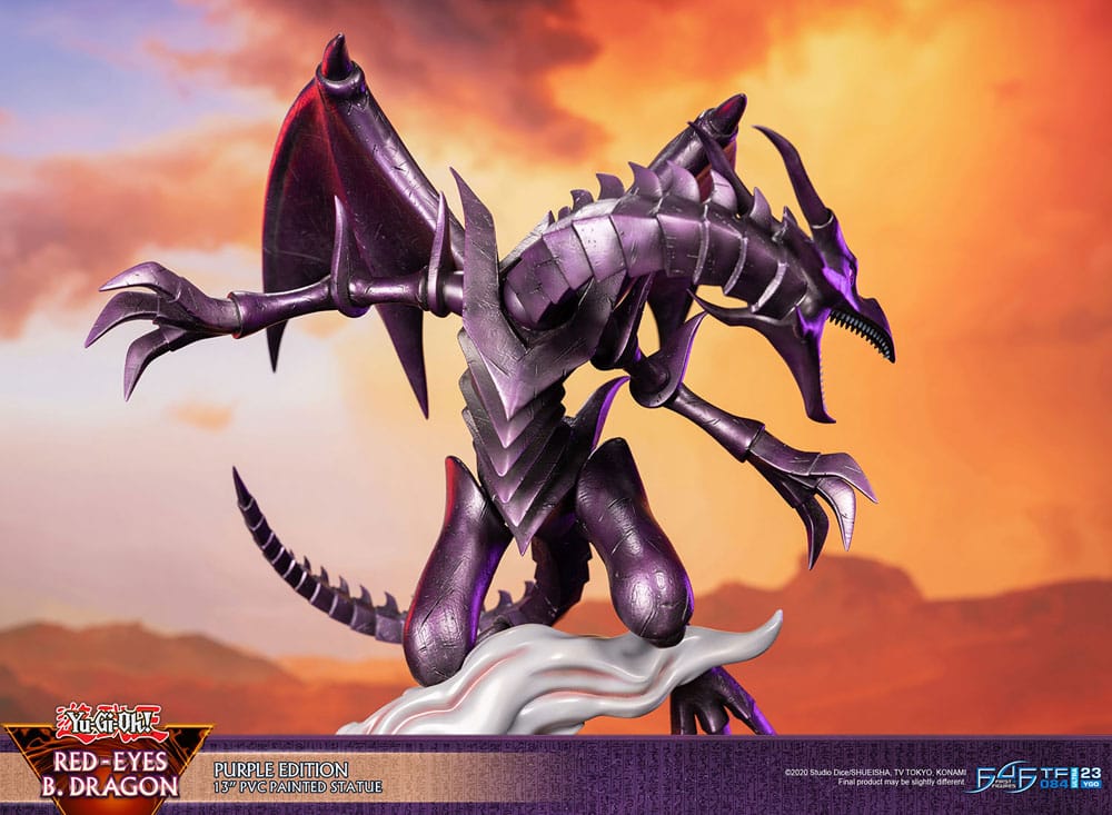 YU-GI-OH! RED-EYES B.DRAGON PURPLE EDITION