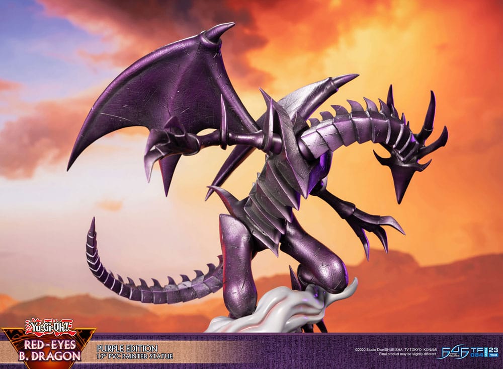 YU-GI-OH! RED-EYES B.DRAGON PURPLE EDITION
