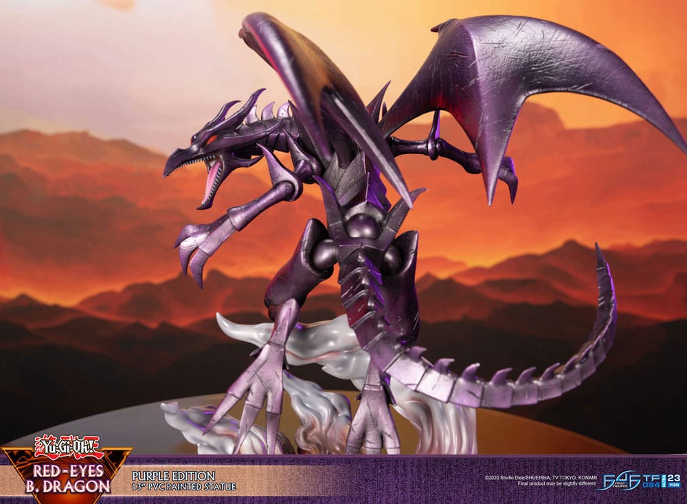 YU-GI-OH! RED-EYES B.DRAGON PURPLE EDITION