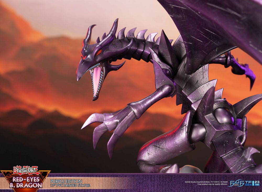 YU-GI-OH! RED-EYES B.DRAGON PURPLE EDITION