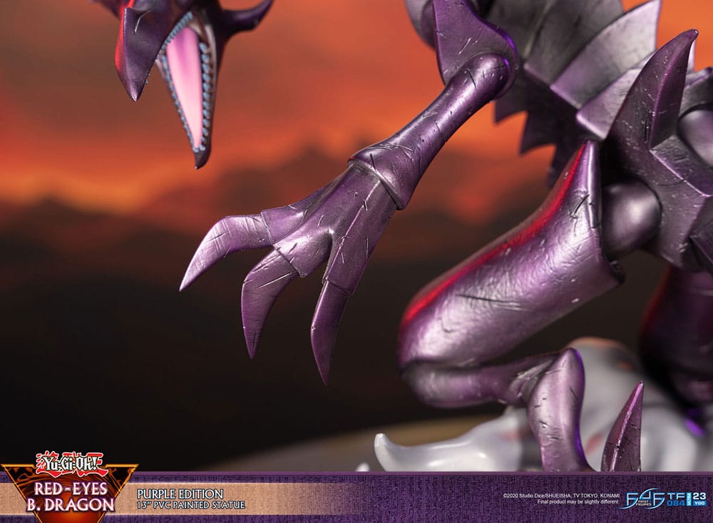 YU-GI-OH! RED-EYES B.DRAGON PURPLE EDITION