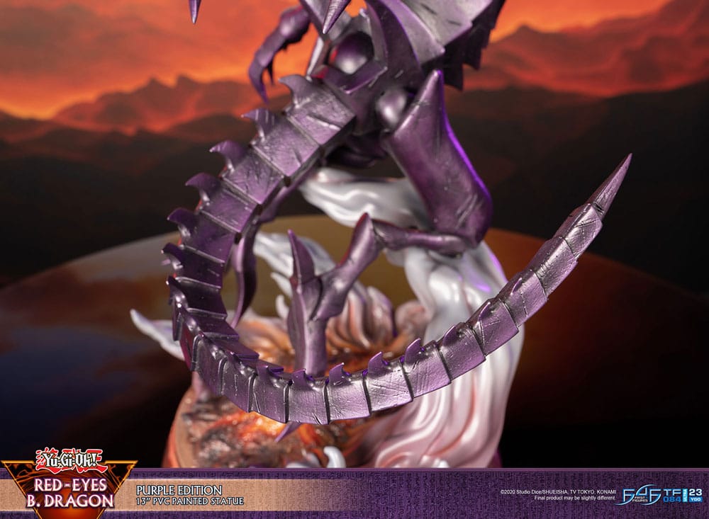 YU-GI-OH! RED-EYES B.DRAGON PURPLE EDITION