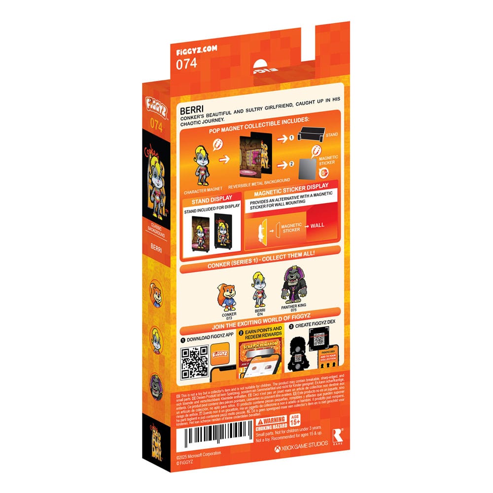 Conker's Bad Fur Day FiGGYZ Figura Coleccionable Magnética Berri 11 cm