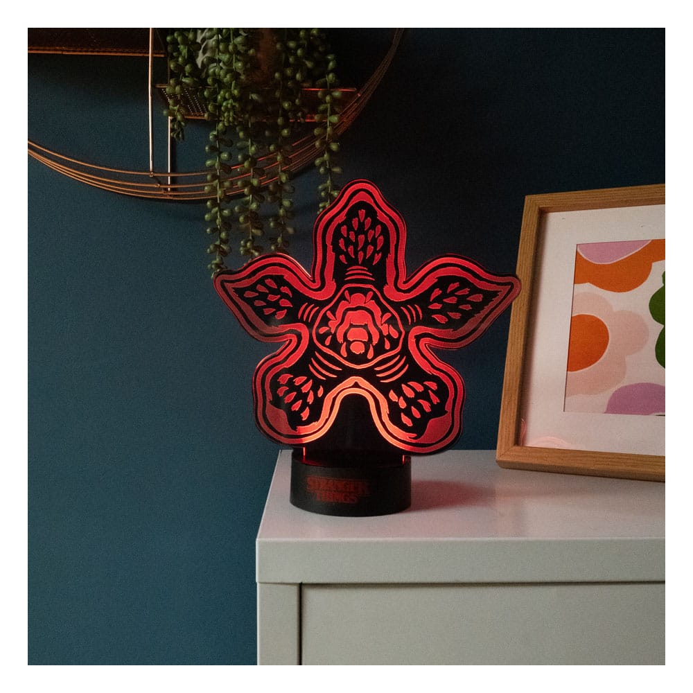 Stranger Things Laser Etched Lámpara Demogorgan