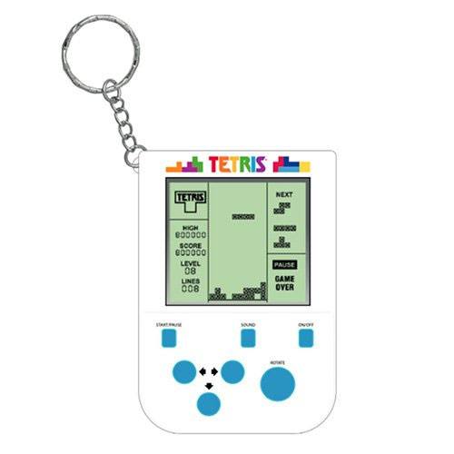 Tetris Mini Consola de Juego con Llavero Mini Retro Frikytopia