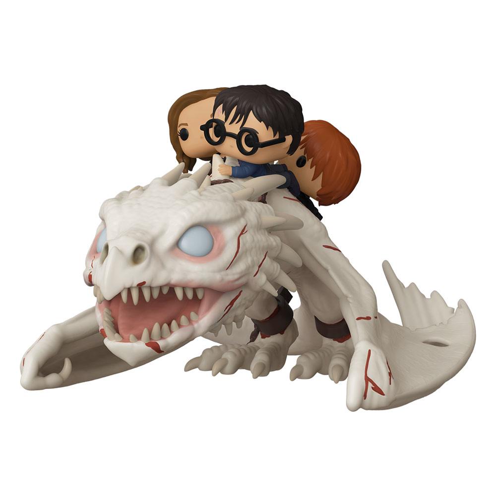 Harry Potter POP! Rides Vinyl Figura Dragon w/Harry, Ron, & Hermione 15 cm Frikytopia