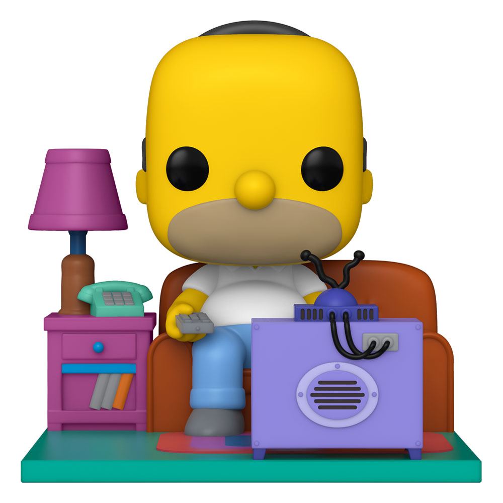 Los Simpson POP! Deluxe Vinyl Figura Homer Watching TV 18 cm Frikytopia