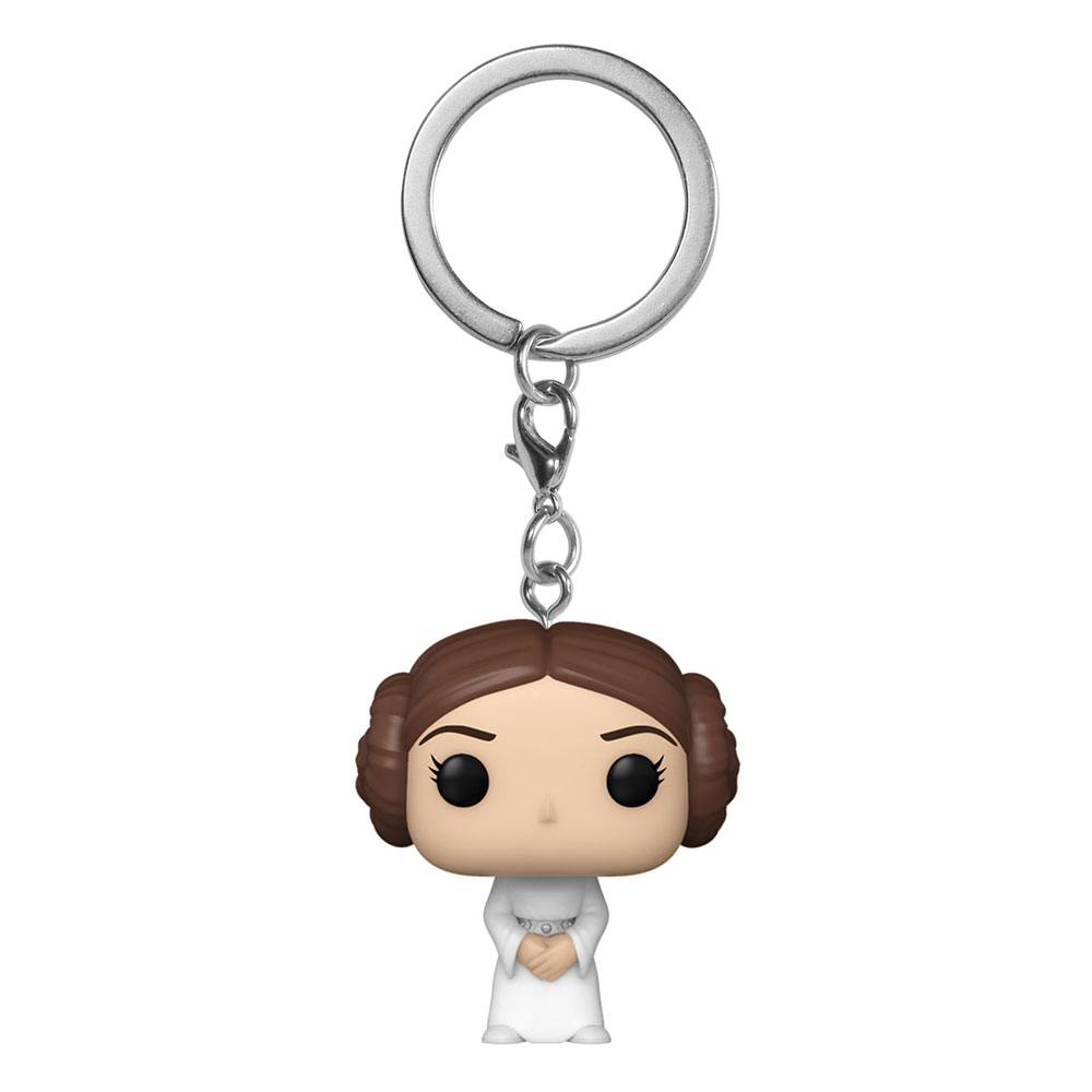Star Wars Llaveros Pocket POP! Vinyl Leia 4 cm Expositor (12) Frikytopia