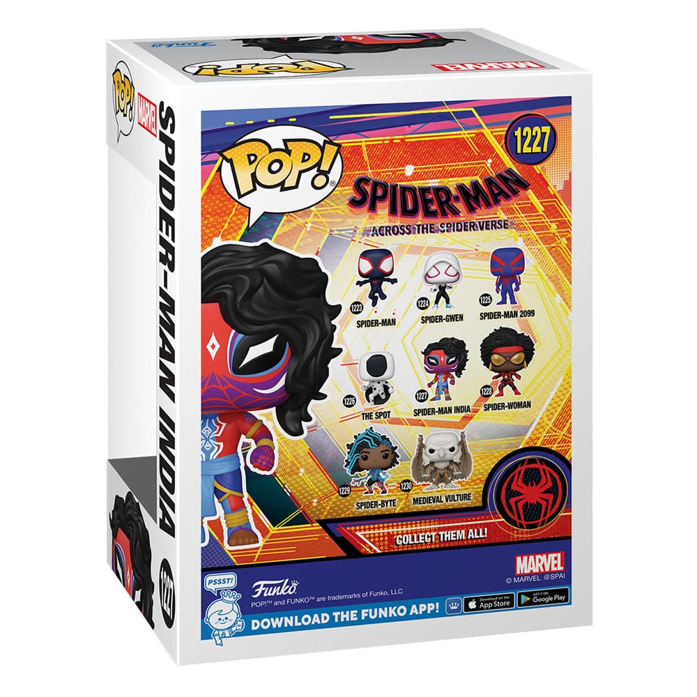 Spider-Man Across the Spider-Verse Figura POP Movies Vinyl Spider-Man India 9cm