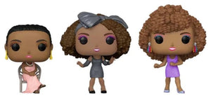 Whitney Houston POP! Icons pack de 3 Figuras Vinyl Edición Exclusiva 9 cm