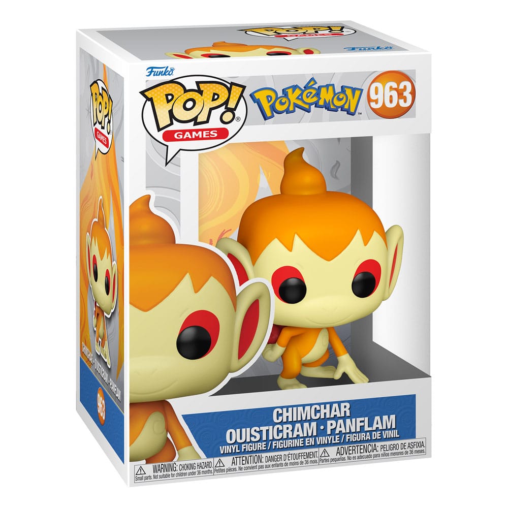 Pokemon POP Games Vinyl Figura Chimchar EMEA 9 cm