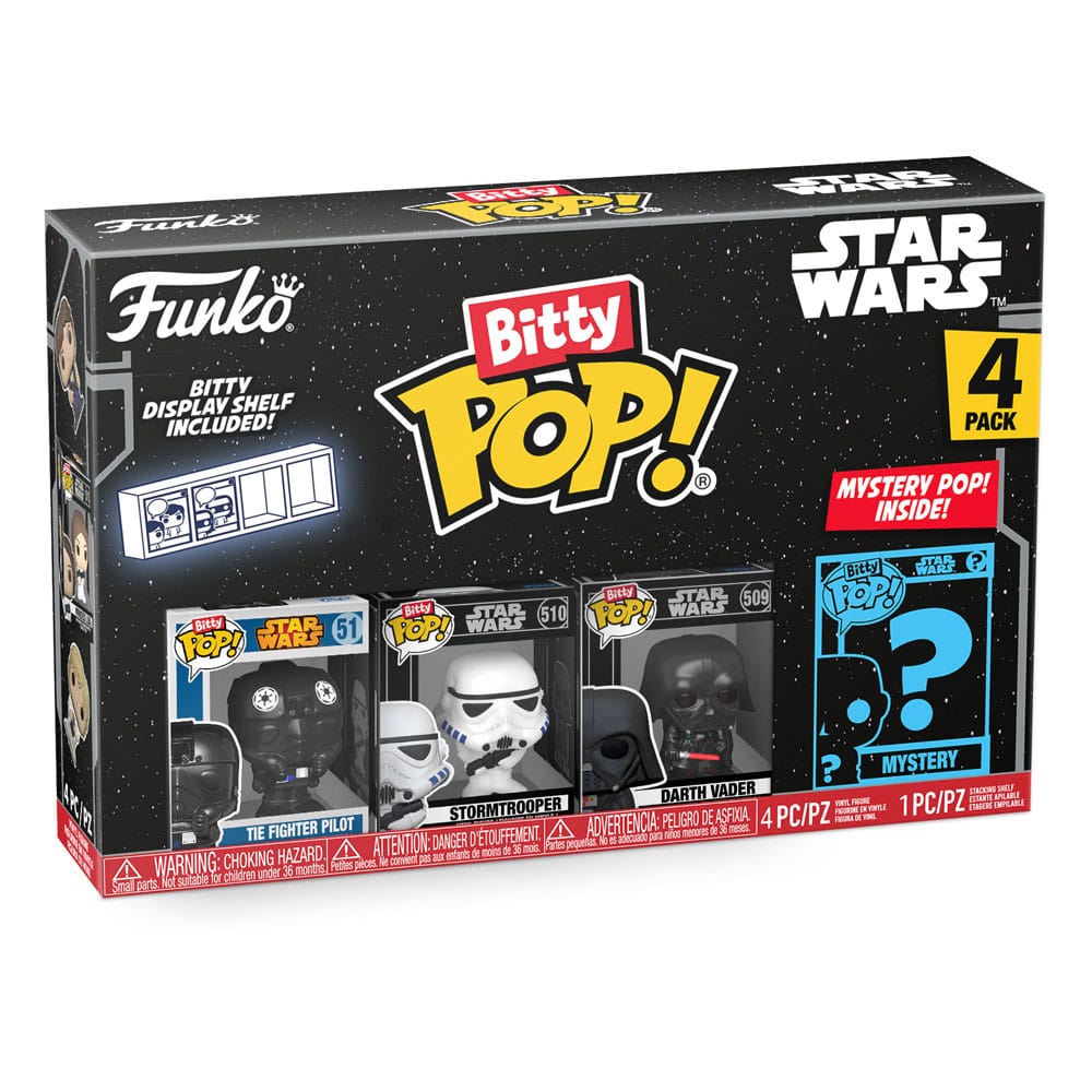 Star Wars Pack de 4 Figuras Bitty POP! Vinyl Darth Vader 2,5 cm