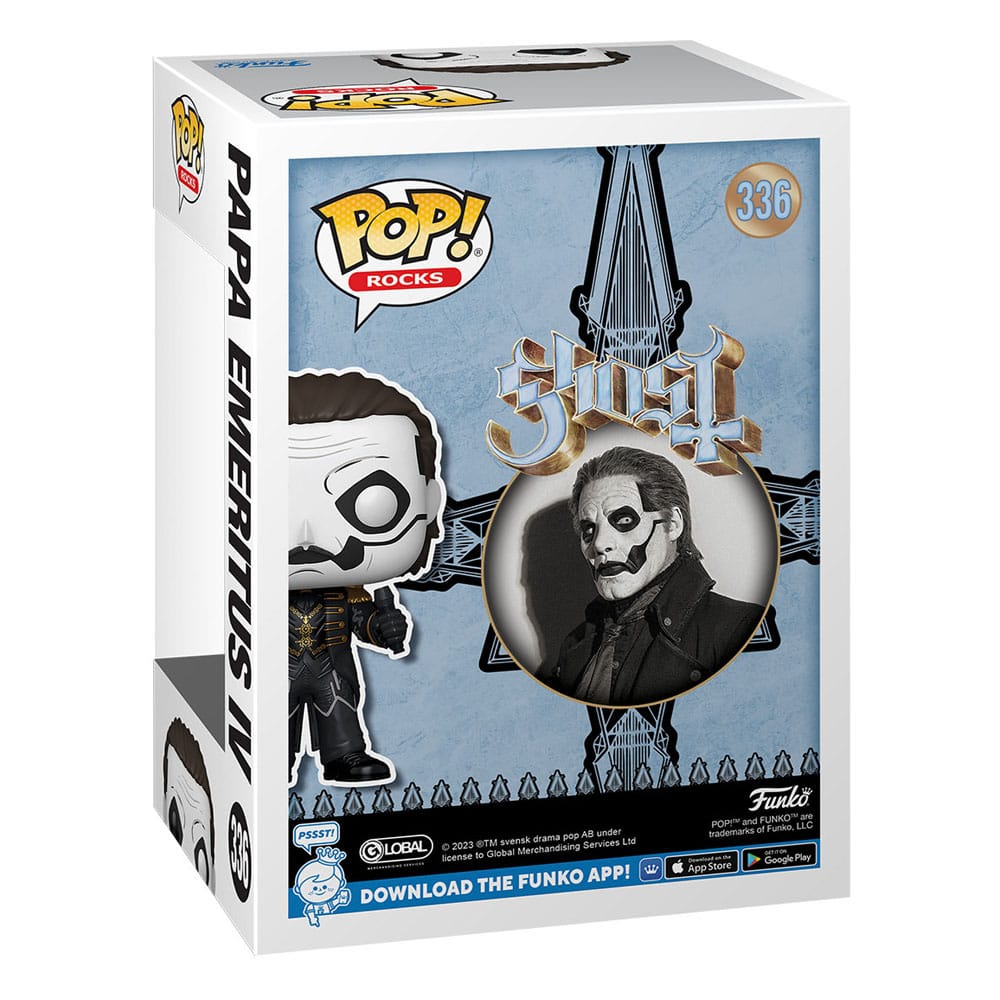 Ghost POP Rocks Vinyl Figura Papa Emeritus IV 9 cm
