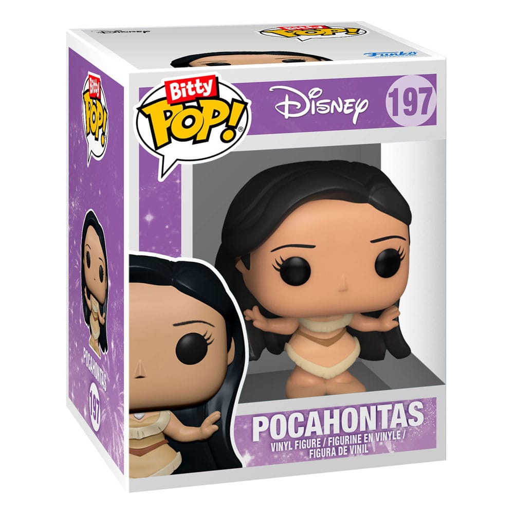 Disney Princesses Pack de 4 Figuras Bitty POP Vinyl Belle 2,5 cm