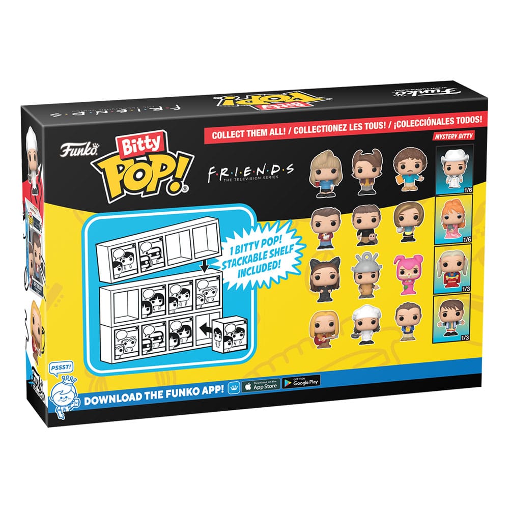 Blister 4 figuras Bitty POP Friends Joey