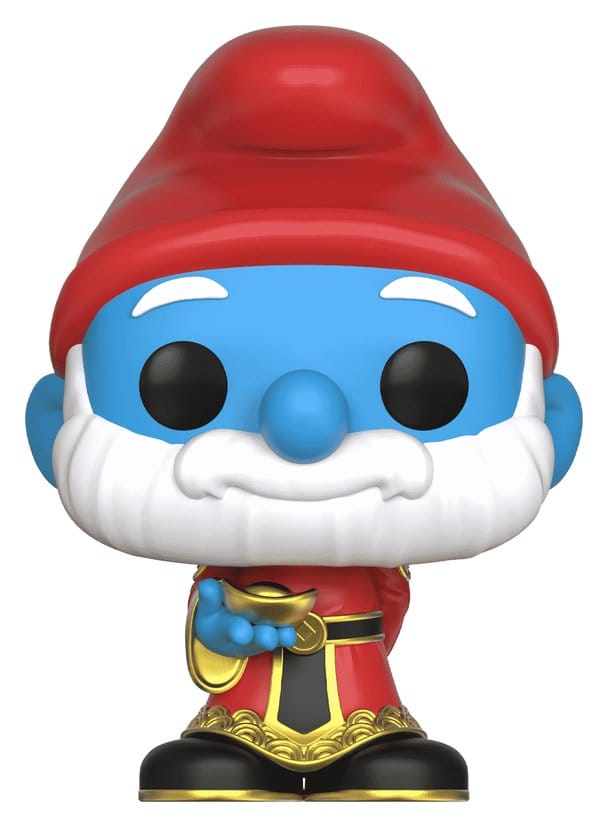 Los Pitufos POP! Vinyl Figura Papá Pitufo Edición Exclusiva 9 cm