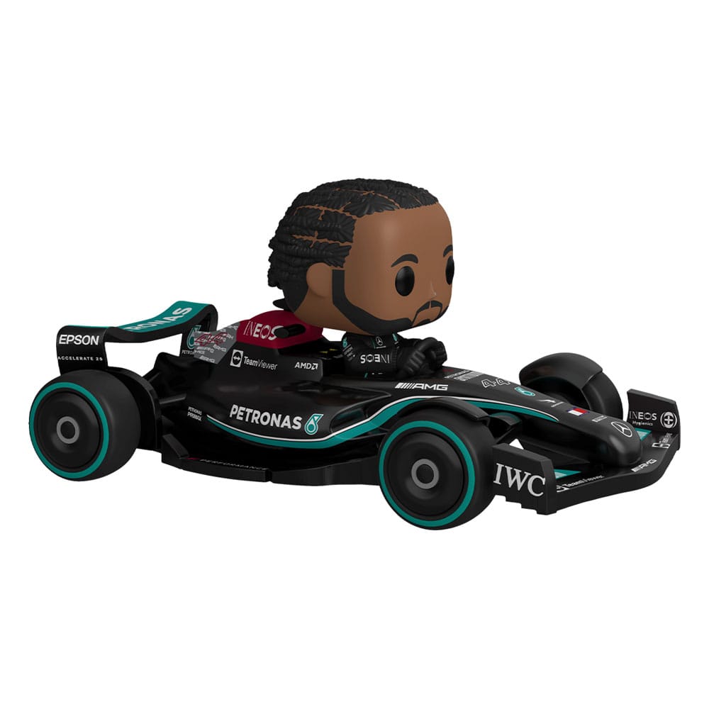 Fórmula 1 POP! Rides Super Deluxe Vinyl Figura Mercedes Hamilton 15 cm Frikytopia