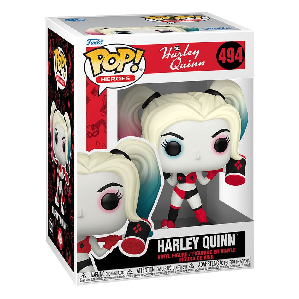 Figura POP DC Comics Harley Quinn 9cm