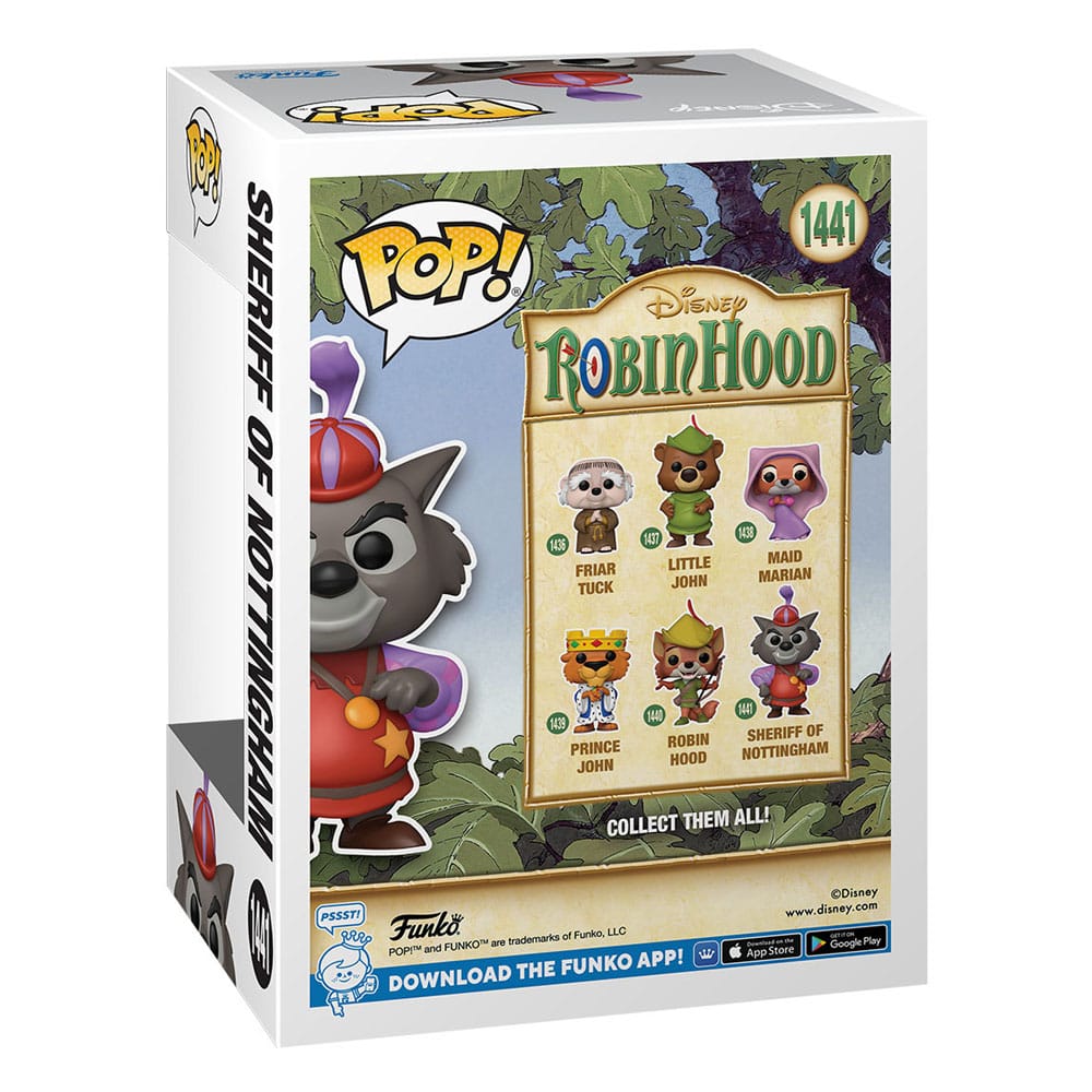 Robin Hood Figura POP! Disney Vinyl Sheriff of Nottingham 9 cm