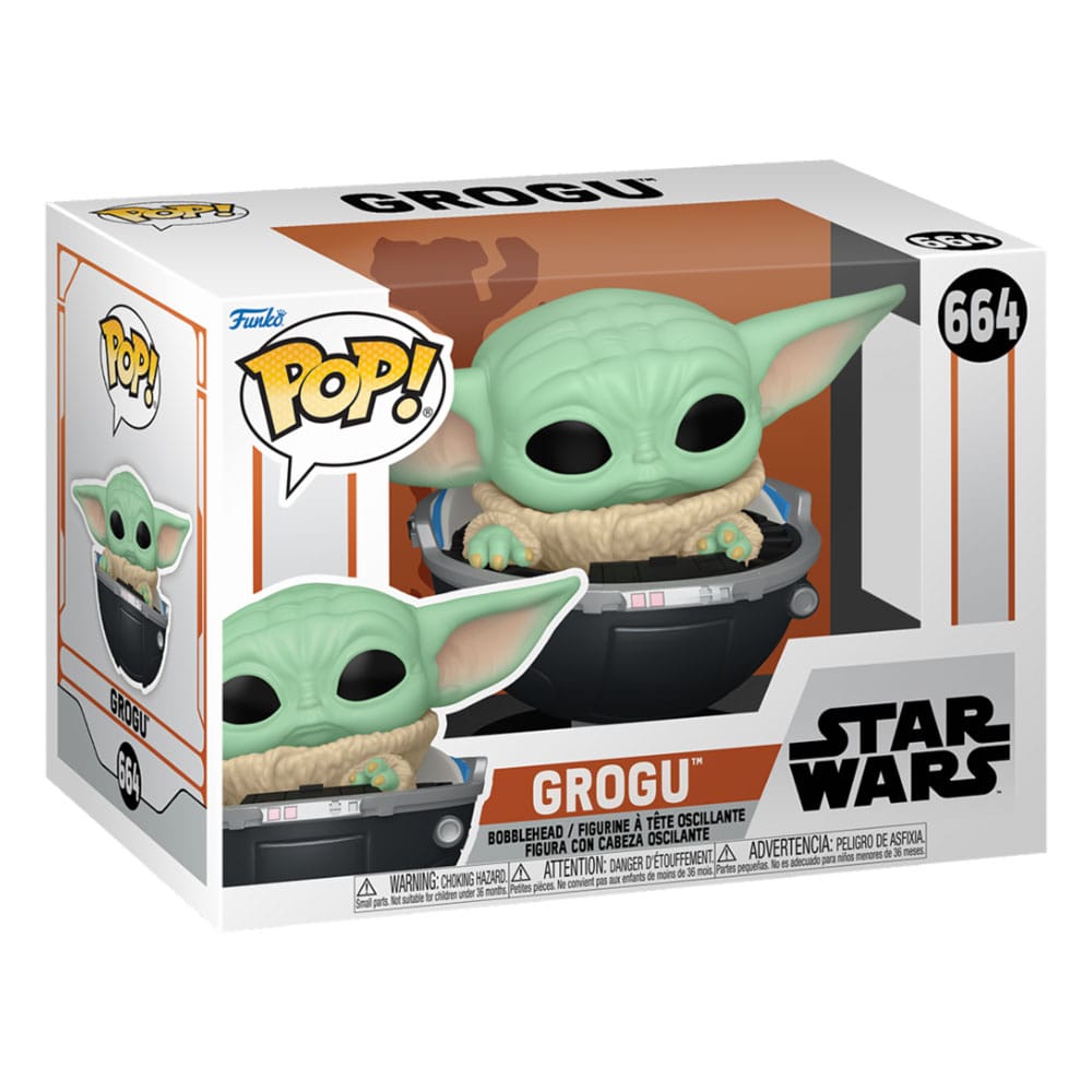 Star Wars The Mandalorian Figura POP Vinyl Grogu 9cm