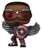 Marvel POP! Comics Vinyl Figura Captain America (Sam Wilson) (Comic Deco) Exclusive 9 cm