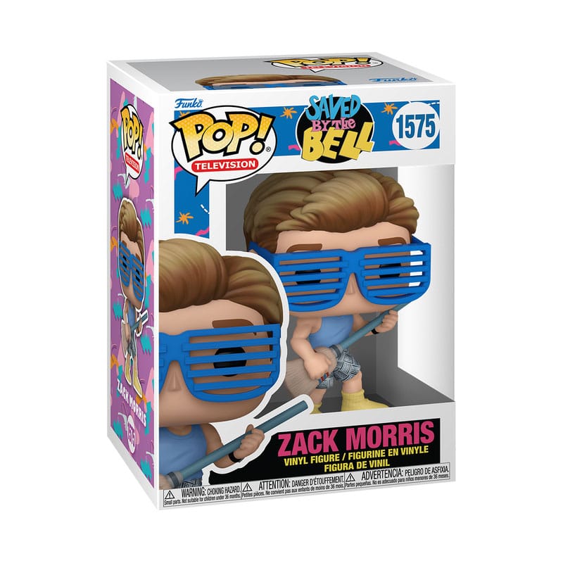 Salvados por la campana 30th Anniversary POP Television Vinyl Figura Zack 9cm