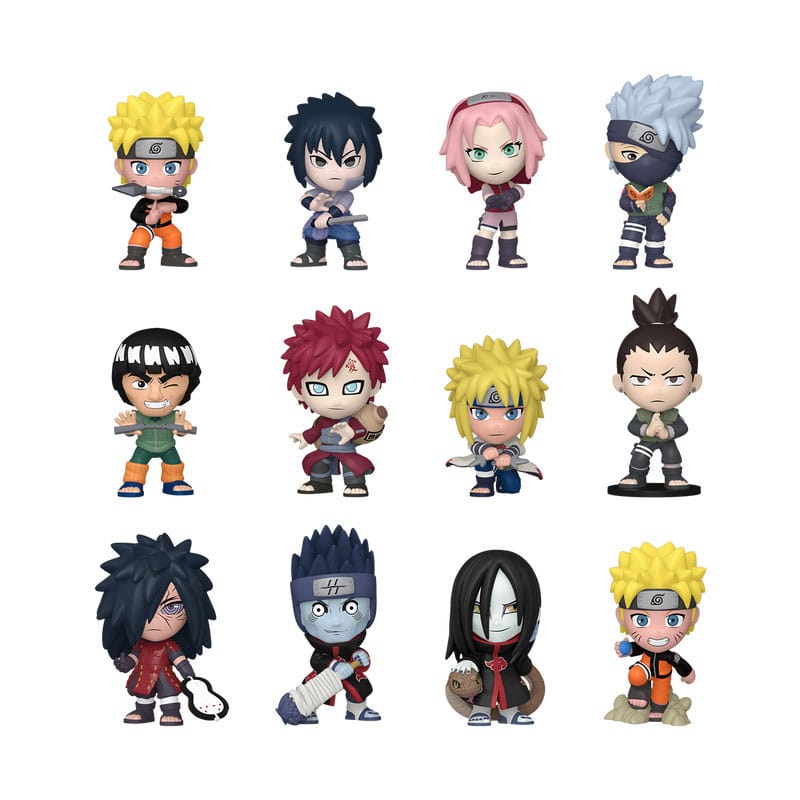 Naruto Shippuden Mystery Minis Minifiguras 5 cm Expositor (12)