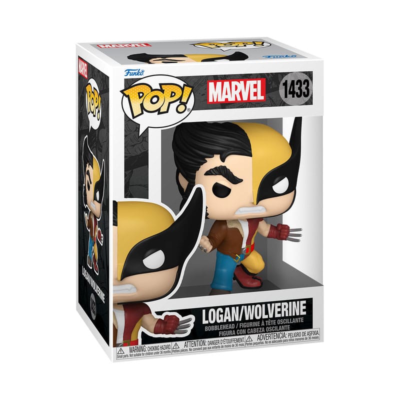 Marvel Figura POP! Vinyl Split Wolverine/Logan 9 cm