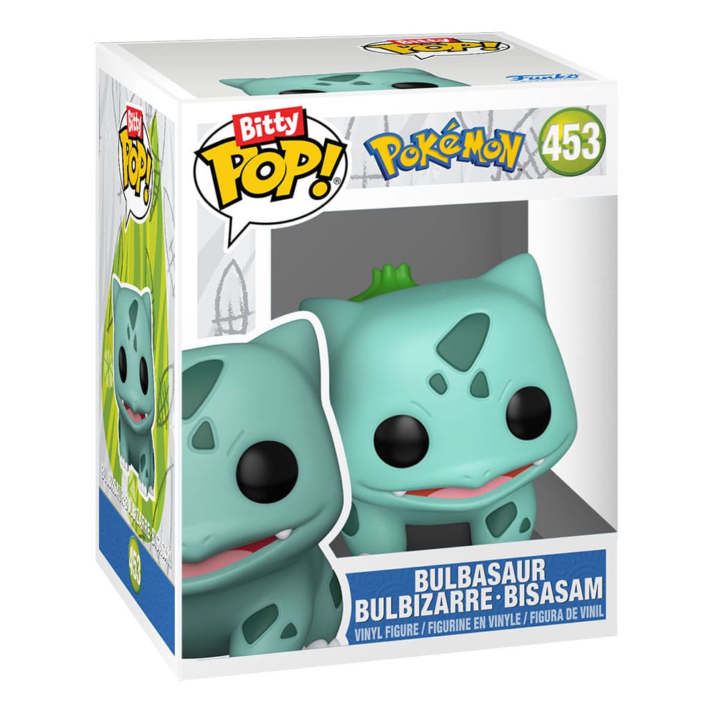 Blister 4 figuras Bitty POP Pokemon Bulbasaur