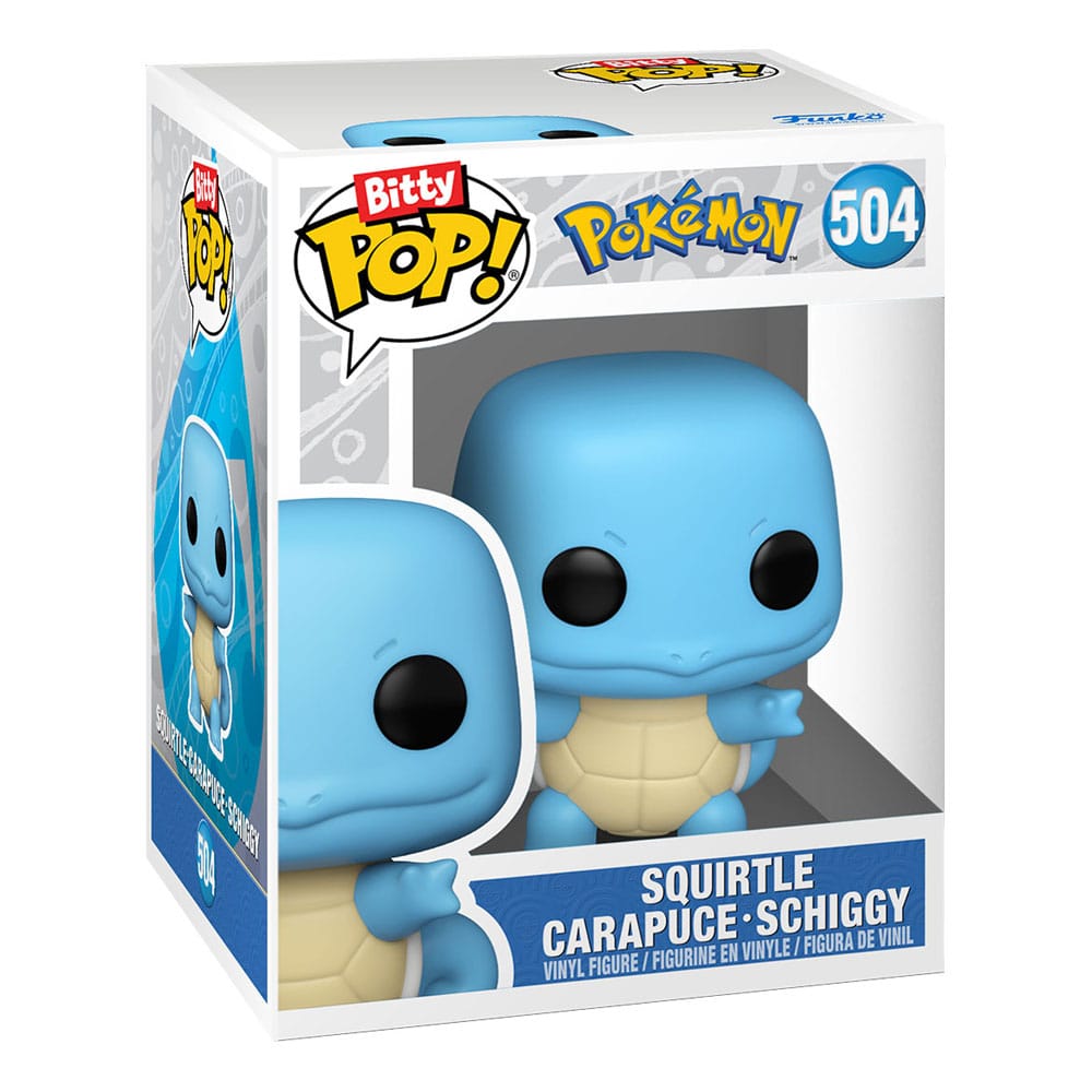 Blister 4 figuras Bitty POP Pokemon Squirtle