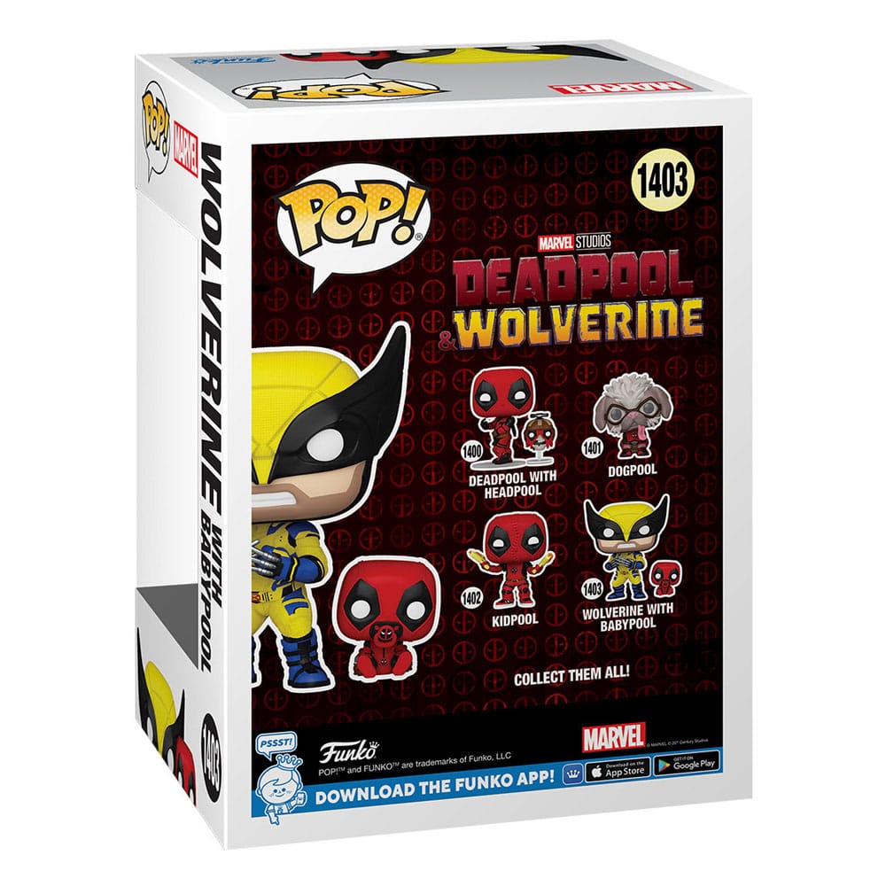 Figura POP Marvel Deadpool & Wolverine - Wolverine with Babypool