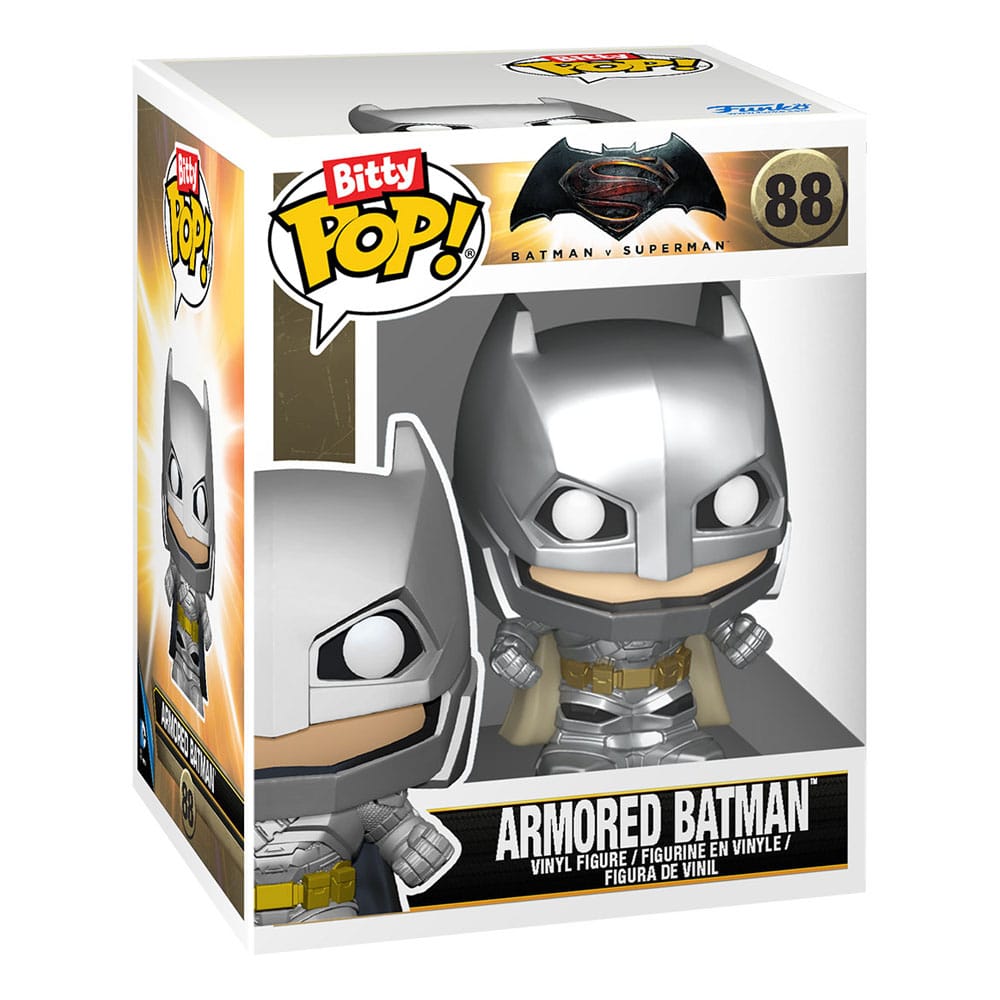 DC Comics Bitty POP Rides Vinyl Figura Batman w Batmobile 2,5cm