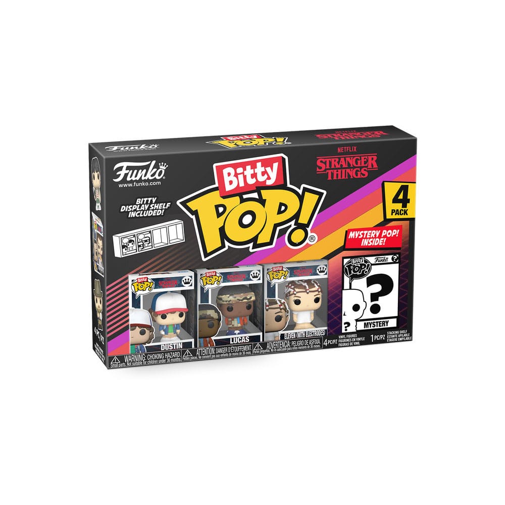 Blister 4 figuras Bitty POP Stranger Things Dustin