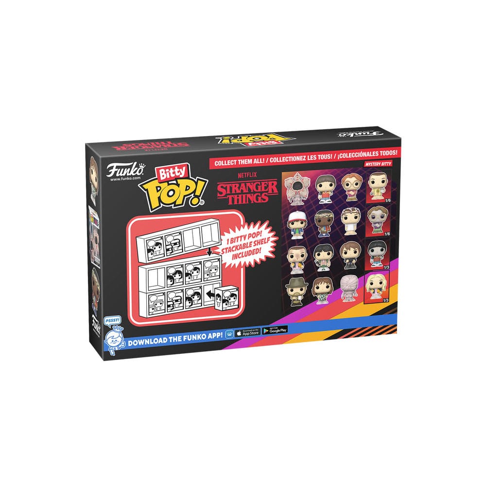 Blister 4 figuras Bitty POP Stranger Things Hopper