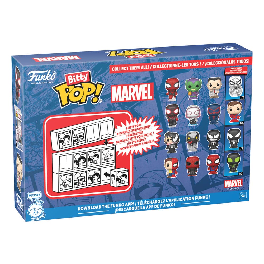Spider-Man Pack de 4 Figuras Bitty POP! Vinyl Series 1 2 cm