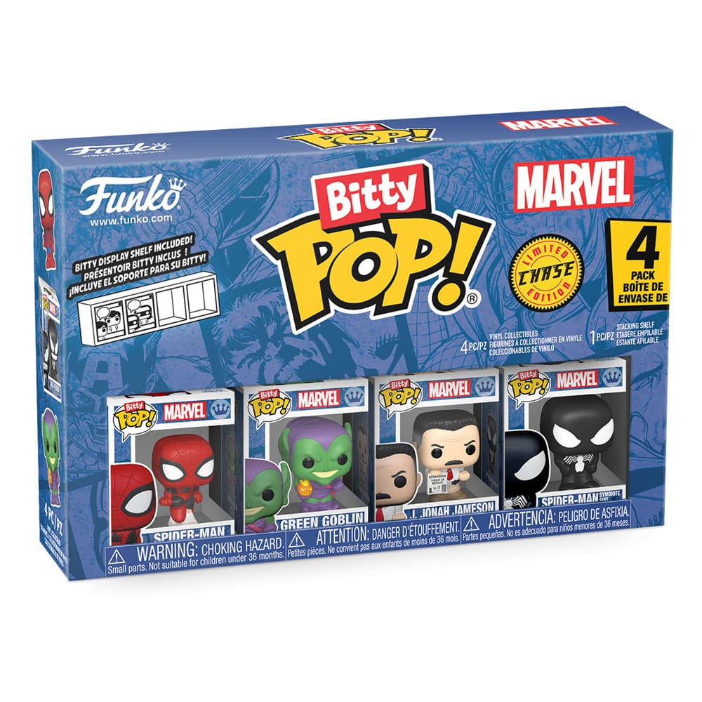 Spider-Man Pack de 4 Figuras Bitty POP! Vinyl Series 1 2 cm