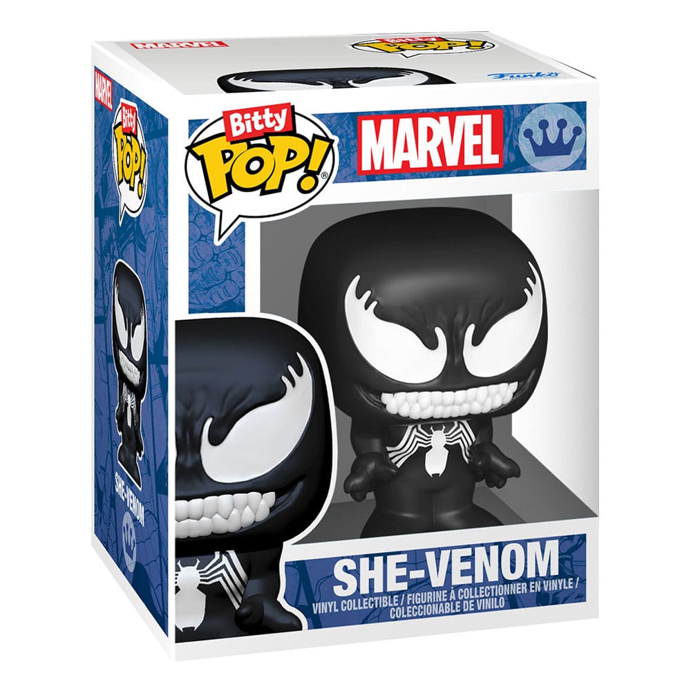 Blister 4 figuras Bitty POP Marvel Spider-Man Venom