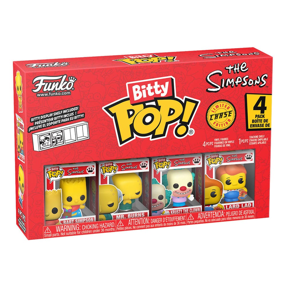 Los Simpson Pack de 4 Figuras Bitty POP! Vinyl Series 1 2 cm