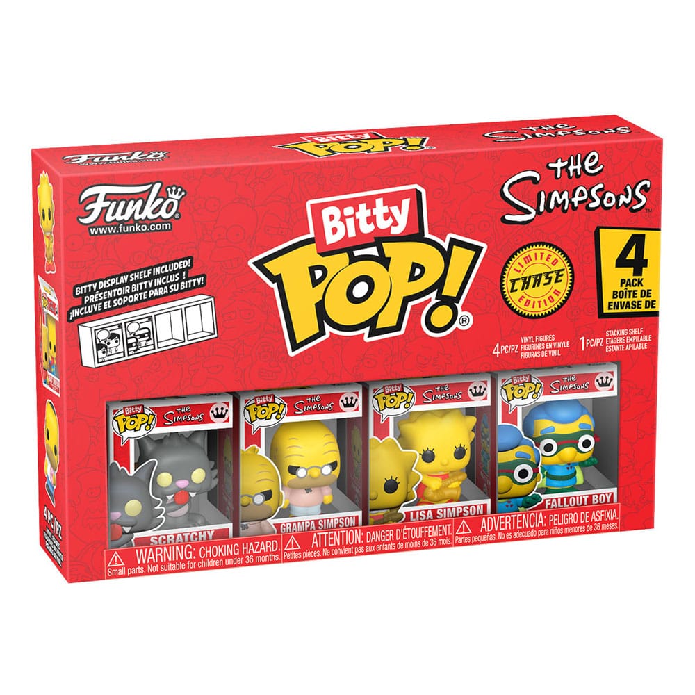 Los Simpson Pack de 4 Figuras Bitty POP! Vinyl Series 4 2 cm