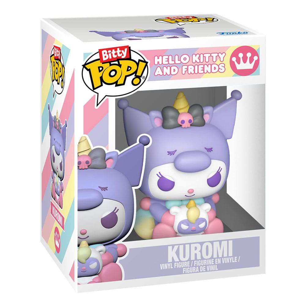 Blister 4 figuras Bitty POP Hello Kitty and Friends Hello Kitty