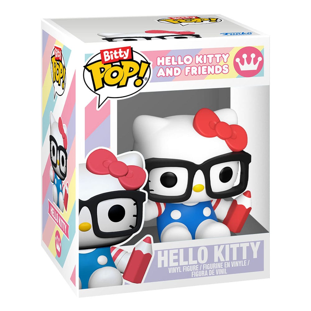 Blister 4 figuras Bitty POP Hello Kitty and Friends Hello Kitty