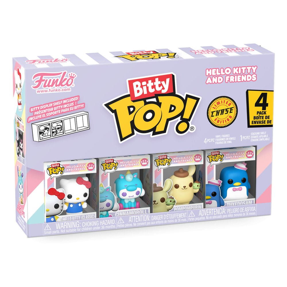 Blister 4 figuras Bitty POP Hello Kitty and Friends Hello Kitty