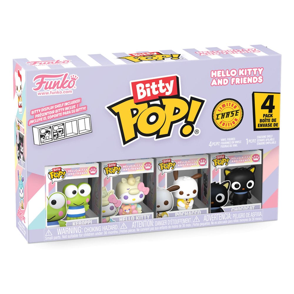 Blister 4 figuras Bitty POP Hello Kitty and Friends Keroppi