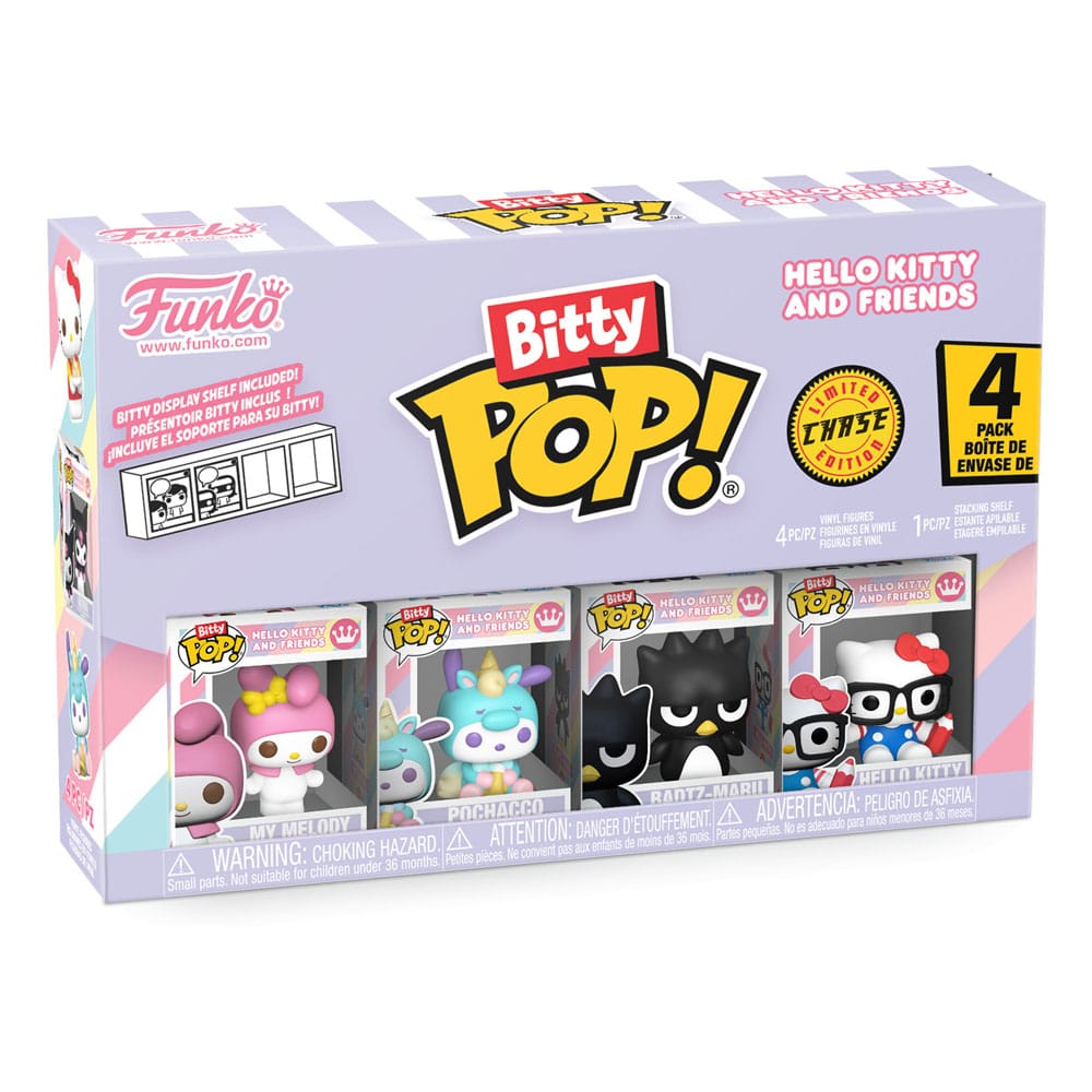 Blister 4 figuras Bitty POP Hello Kitty and Friends My Melody