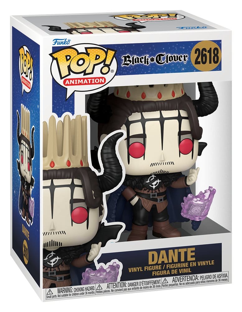 Black Clover POP! Animation Vinyl Figura Dante 9 cm