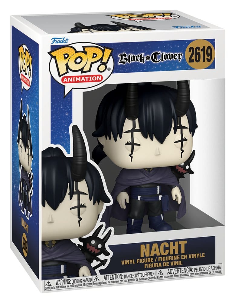 Black Clover POP! Animation Vinyl Figura Nacht 9 cm